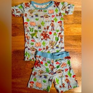 Little Sleepies OG Toy Story Short Sleeve and Shorts 2 Piece PJ set | Size 3T